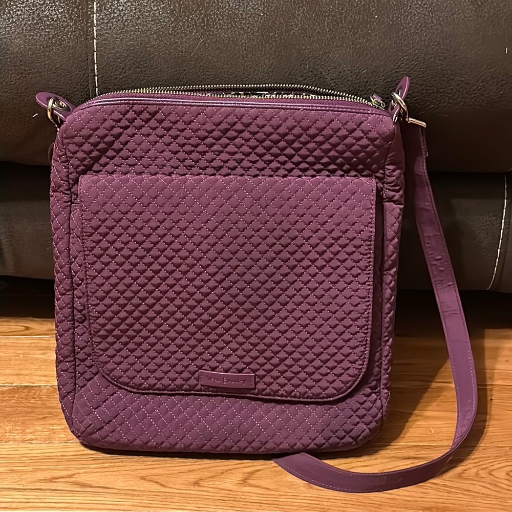 Vera Bradley Quilted Purple Crossbody